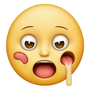 Emoji choking itself  sticker