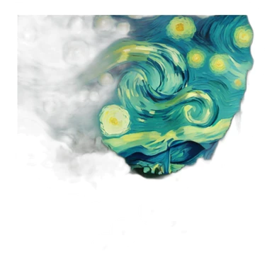 Van Gogh sticker