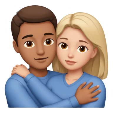 Naked man and woman laying together sticker