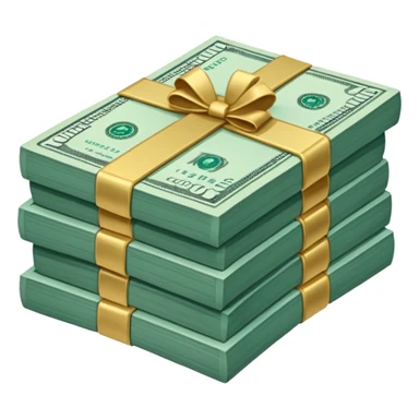 Teal $1 million dollars sticker