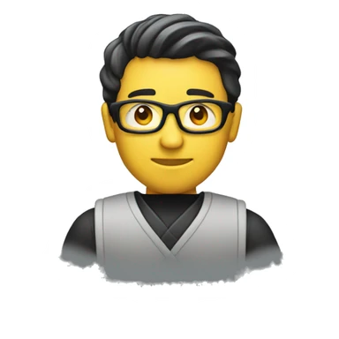 A software engineer with a Shakudo logo sticker