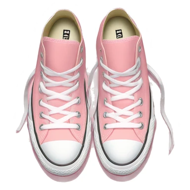 Light pink converse chucks sticker