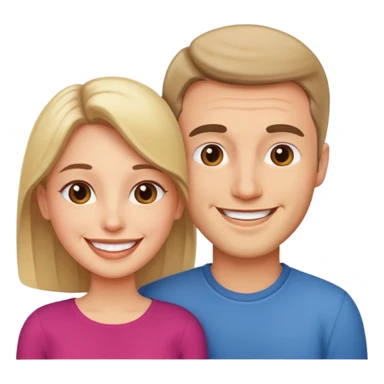 A man and a woman love each other sticker