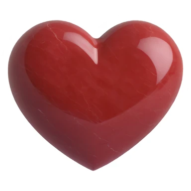 marble heart Dark Reddish Brown sticker