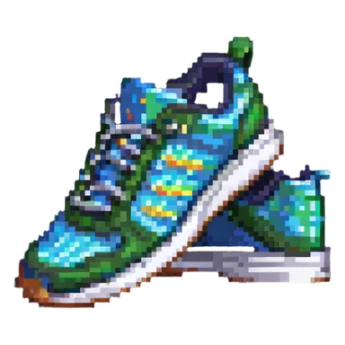 Athletic sneaker shoe sticker