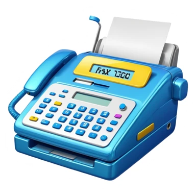 jeff koons style spam meat fax machine sticker