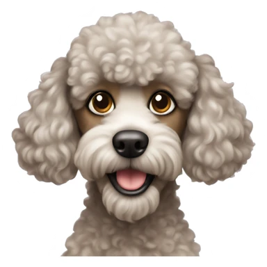 Poodle mix dog  sticker