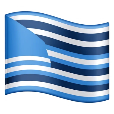 Make a 5-striped horizontal flag colored with dark blue, blue, dark grey, blue and dark blue.  sticker