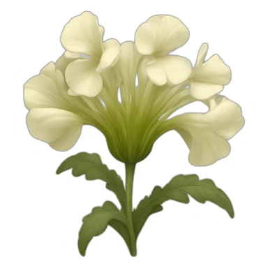 victorian FLOWER sticker