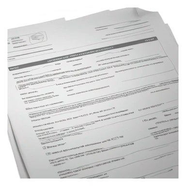 Loan application documents sticker