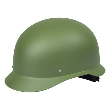 army helmet, simple, green sticker