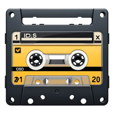 cassette sticker