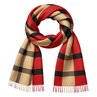 burberry scarf sticker