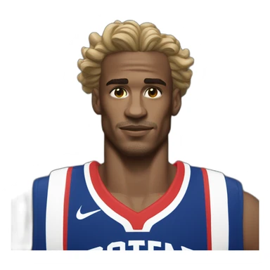 Griezmann basketball player sticker