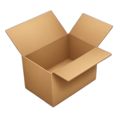 Empty box open sticker