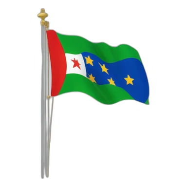 Martinique flag sticker