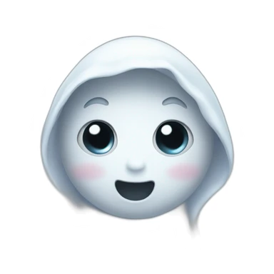 ghost casper cute child sticker