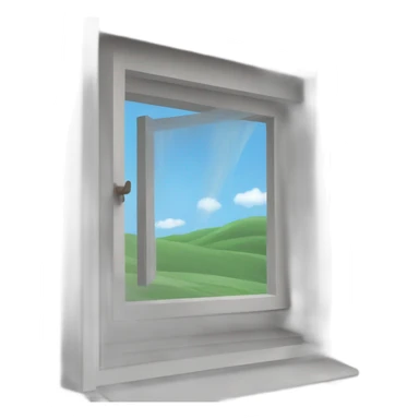 wind in a window sticker