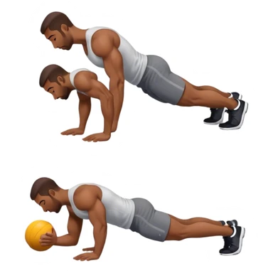 side-view guy weighted glute-bridges sticker