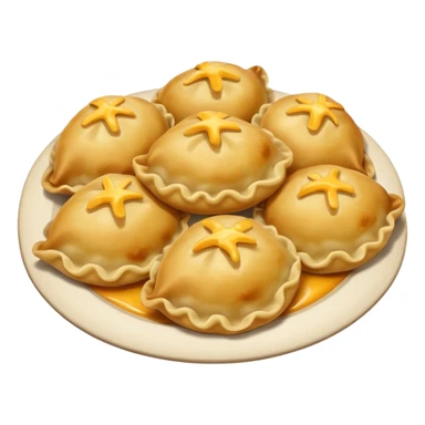 pierogie food emoji sticker
