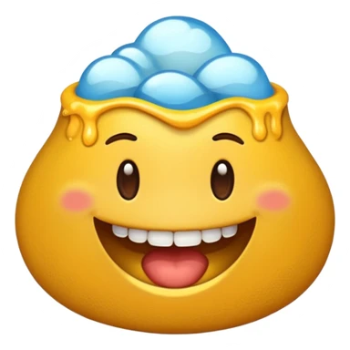 Um emoji de um ladrão segurando um saco de dinheiro sticker
