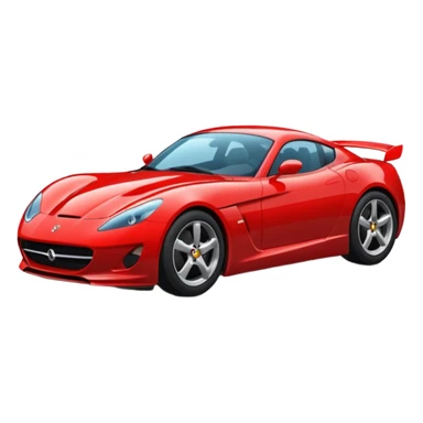 red sports car sticker