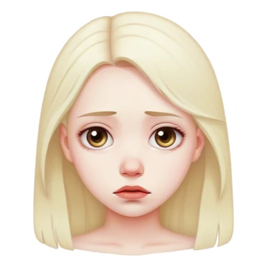 Sad girl  sticker