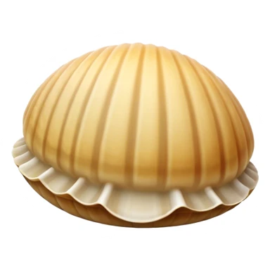 almeja beige sticker