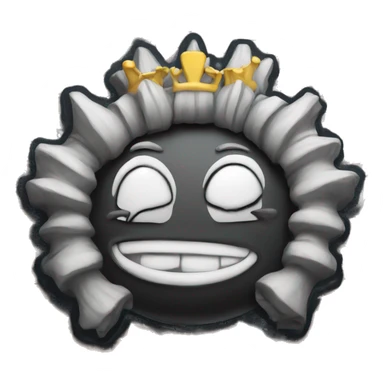 Couronne graffiti sticker