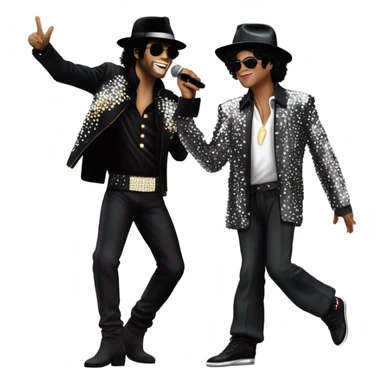 Michael Jackson and Drake  sticker