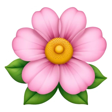 Baby pink flower sticker