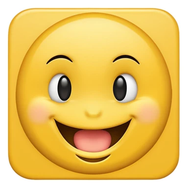 Smiley emoji teasing sticker