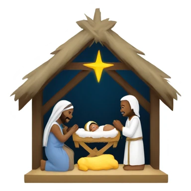 Nativity sticker