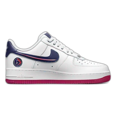 nike air force 1 collaboration with psg sticker