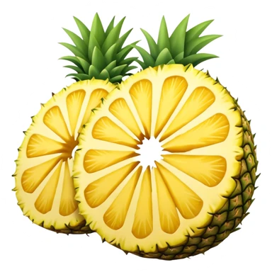 Pineapple slice sticker