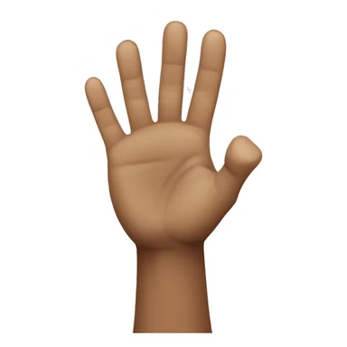 reverse hand victory emoj sticker