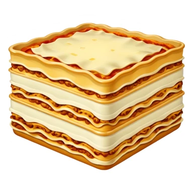 Generate me a Lasagna png sticker