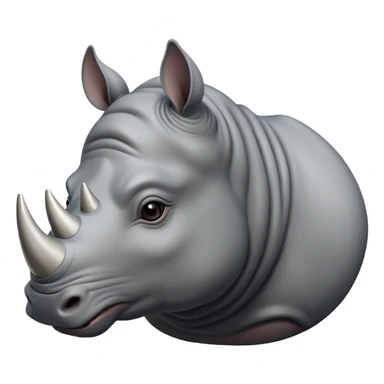 rhino emoji sticker