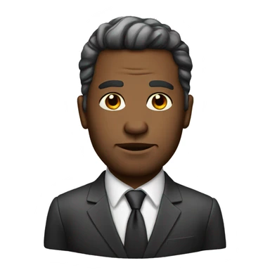 photorealistic serious businessman sticker