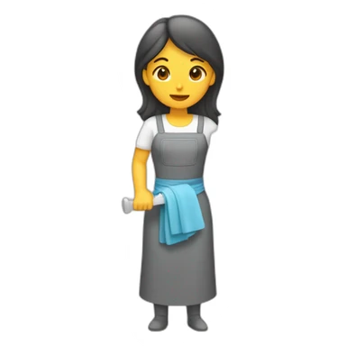 mujer lavando su cara sticker