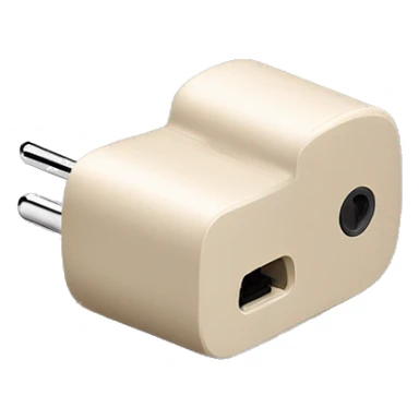 beige stereo adapter mini jack to big jack for headphones  sticker