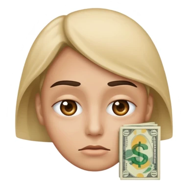 Money in your eyes sticker