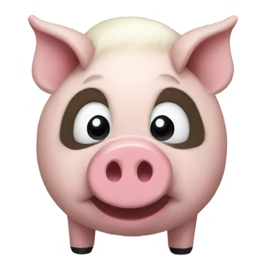 Nutcracker pig sticker
