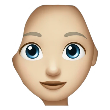 dochter met witte huidskleur sticker