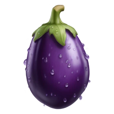 Wet Eggplant sticker