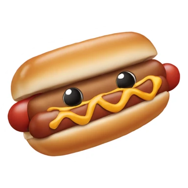 Horee with a hotdog  sticker