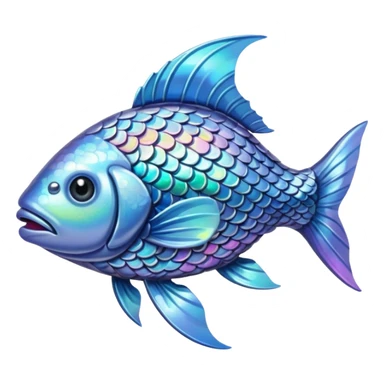 River fish sticker