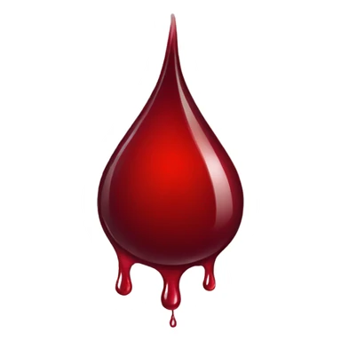 drop of blood sticker