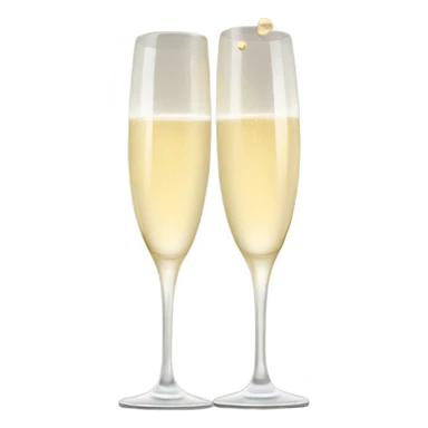 Champagne toast sticker