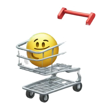 cart with sprankling shine sticker